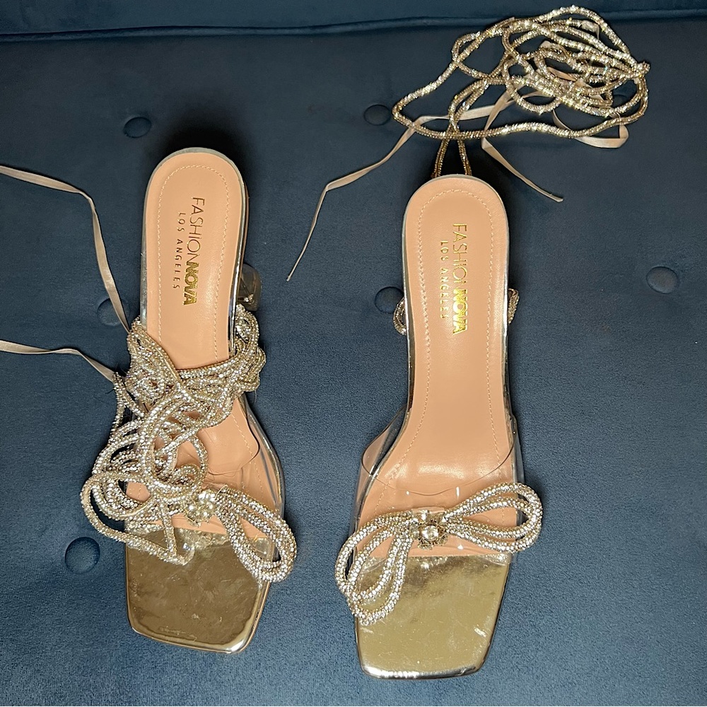 Wrap Up Silver Heels